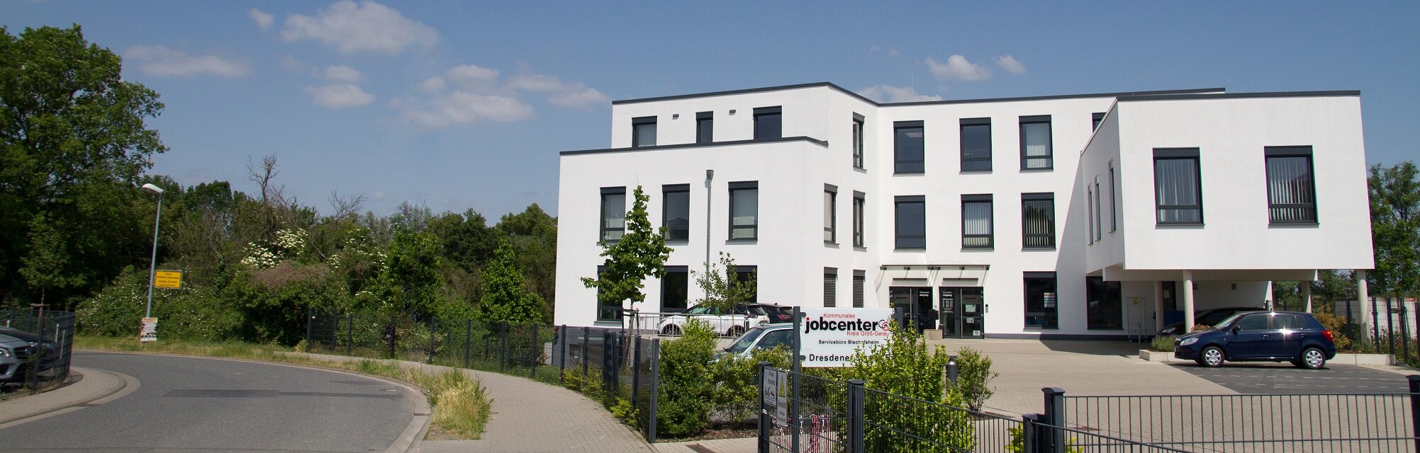 Aussenansicht Servicebüro Bischofsheim